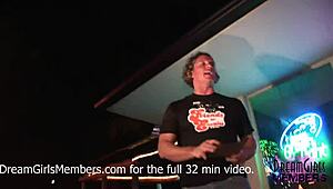 i joined tanned hotties flashing tits at a wild beach bar contest