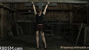 she ties him up for femdom blowjob and fucking