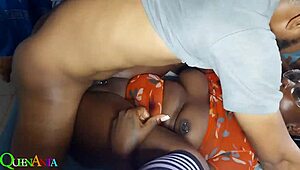 Tina Baths Him with Squirt During Dirty Rough Blowjob and Cumshot