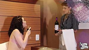 Lady Snow Brazil Gets Ass Licked in Room Service Encounter