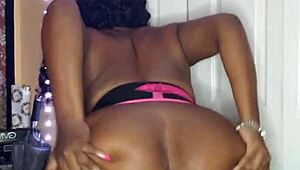 naej ae passionately shows off her big ass