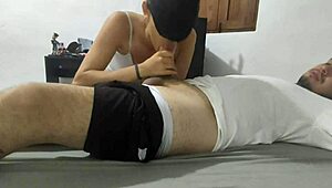 hey, my little stepsister snuck into my room while I rested and sucked me off!