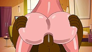 Check out this tasty hentai anime with cartoon characters