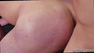 Gay guy with big balls shoots cum on pantsless friday