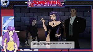 Teen Girls in Anime Game Show Off Big Tits and Asses Part 137