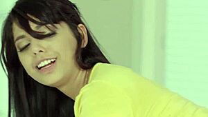 Stallion helps Gina Valentina with her wet pussy.