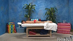 relaxing massage session