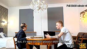 Tutor4k teacher is a respected woman that acts like a slut during sex