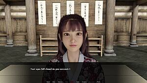 Let's Play Forbidden Dojo with Shaved Asian Pussy Action