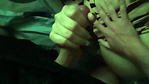 i wake up my cousin and fuck her hard in doggystyle, bending her over for a blowjob.