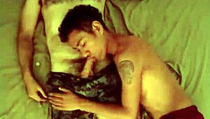 Blowjob to start the day with a hairy macho