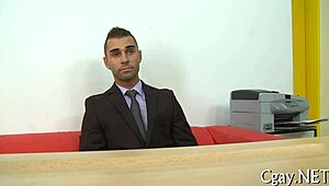 Homosexual Twins Engaging In Intense Sex