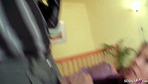 German Teen Gets Direct Anal Fucking at Casting