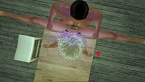 getting dinner ready in the kitchen