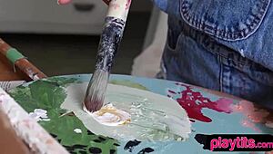 A cute chef versus a petite 18+ musician babe