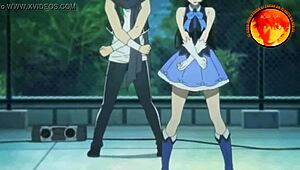 in this anime, uedu kun gets an espeto no cu with lots of gritaria from alien monsters and milf cuckold.