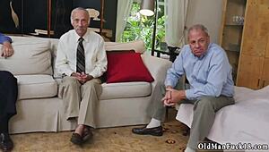 I saw this young teen give a handjob to an old man in the shower for a happy ending