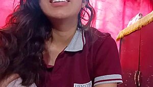 Mexican student pleasures me intensely in school uniform after class