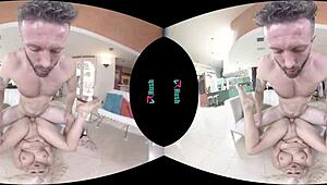 layla price rides cowgirl in virtual fuck, big tits bouncing 😘