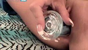 Starri Knight Slides Her Toy Deep Into Her Smooth Wet Pussy