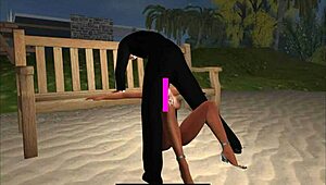 He asked if I swallowed, and the emotion was overwhelming in this cartoon sex scene