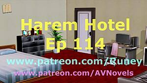 Harem HOTEL 114 game anime adventure