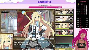 淫乱Neko VTuber在可爱galgame Evenicle浪叫