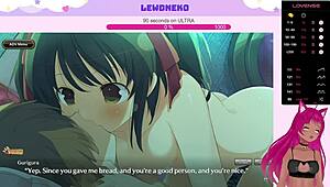 淫乱Neko VTuber在可爱galgame Evenicle浪叫