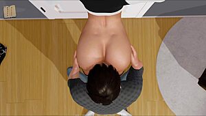 Ripples 72 Features Big Tits Hentai Babe in 3D Clothes-Ripping Game Action