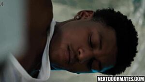 Hot Guys In Jockstraps Having Interracial Sex With Blowjob Rimjob And Anal Fucking