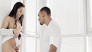 legal age teen shows off wild skills in hardcore action. watch her take it all in messy missionary!