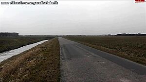 Hey, pure amateur banging in a car on some random road!