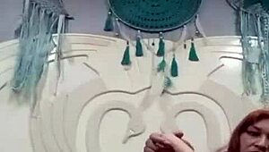 Dana Barzagli masturbates alone