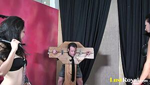 Hot Duo Asa Akira and Jessica Bangkok Dominate with Wild Blowjob Action