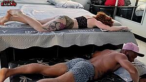 Sexy girl rides cock hard until orgasm