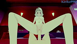 Sakamata Chloe and Takane Lui intense sex - hololive vtuber pov hentai.