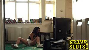 Pascal enjoyed playing games with the petite young woman.