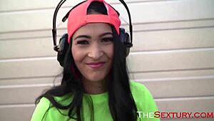 i'm a brunette hot teen 18+, dancing seductively before rough fucking young 18+ cock with lutro and ava blackk