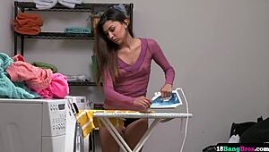 Amateur 19yo Rides Cock Boldly During Her First Time on Camera