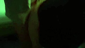 Chava Amateur Fucks in Front of Mirror Wearing Black Dress