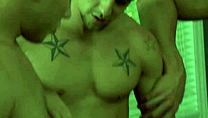 jocks blow loads in gay orgy