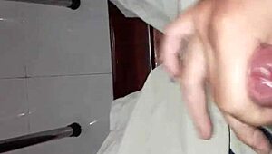 solo vietnamese guy strokes and shoots hot load