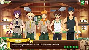 Game Friends Camp Episode 28: Relaxing with Natsumi Russian Voice Acting