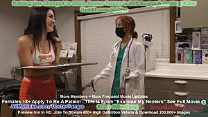 New Hooters Girl Blaire Celeste Humiliated in Physical Exam by Dr Stacy Shepard!