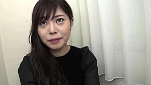 japanese bar girl at hotel, gets shaved pussy fingered n licked... damn