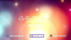 Female in mask and layered nylon pantyhose.