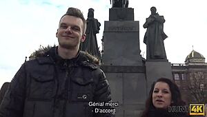 hunt4k caught a sexy teen in my trap for cash fingering