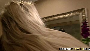 Nina Elle is getting gangbanged by those black guys, wow! 😍💦