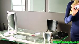 Tittyfucked Massage Client Babe Getting Deepthroat Cowgirl Riding And Pounded 😏💥