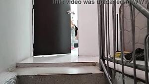 I catch my stepsister banging her boyfriend in her room and record it for later payback, part 1.